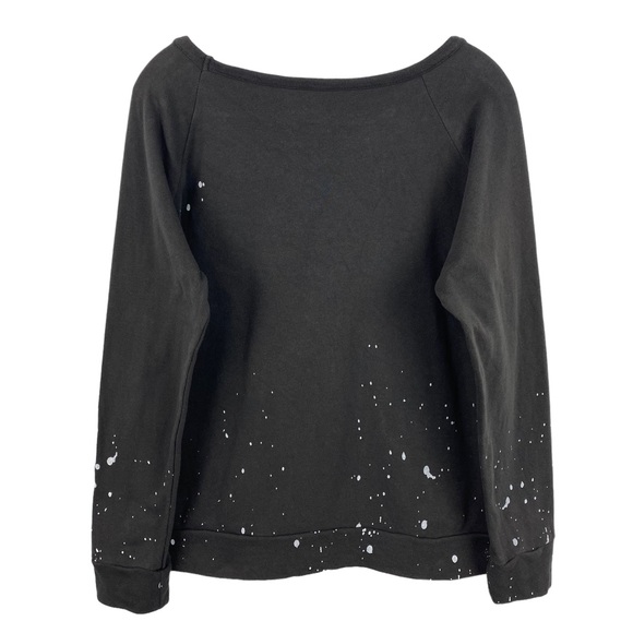 Peloton X Chaser Splatter Crew Sweatshirt black size Medium - Picture 4 of 5